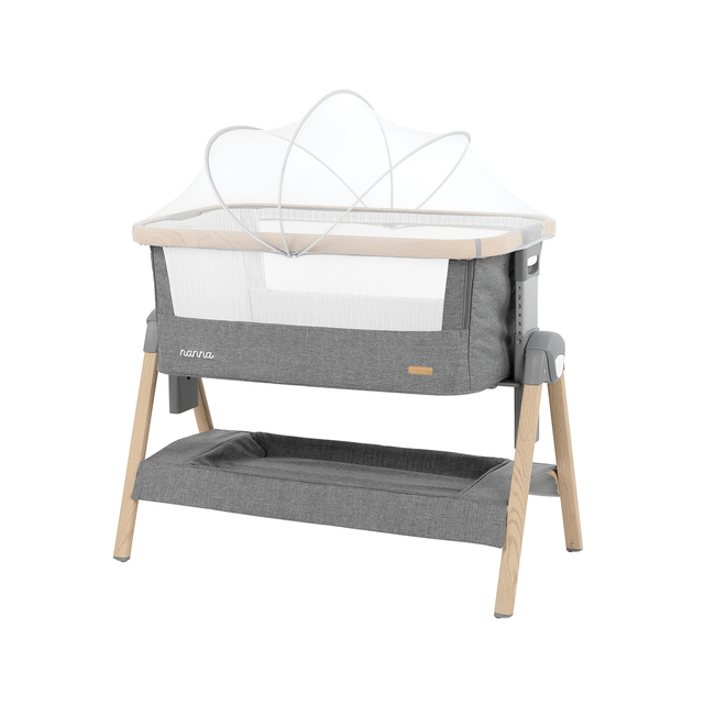Kikka Boo βρεφικό λίκνο Nanna Dark Grey 31003020031 (Δώρο Super Απαλή Κουβερτούλα)
