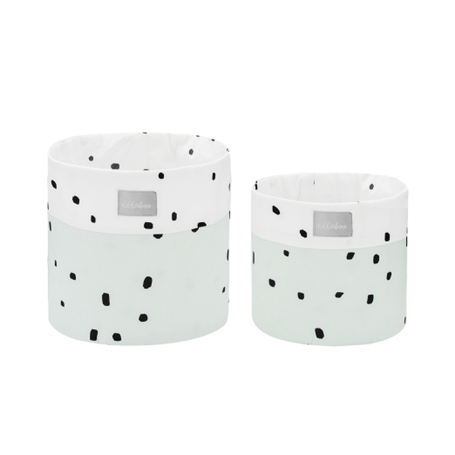 Baby cosmetic basket set 2 pcs - 22cm and 18cm Bear with me Mint 31108030049
