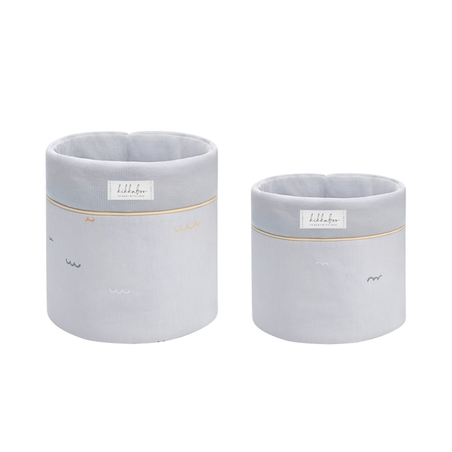 Kikka Boo Nursery basket set 2 pcs - 18cm and 14cm Seally Me 31108060068