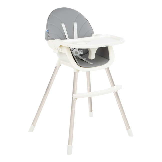Kikka Boo Nutri 2 in 1 Convertible Childern High Chair Steel Grey 31004010136