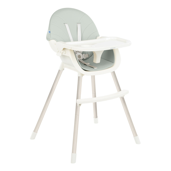Kikka Boo Nutri 2 in 1 Convertible Childern High Chair Steel Mint 31004010139