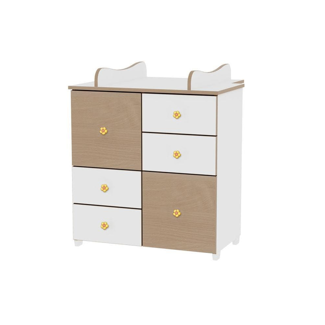 Lorelli Cupboard Συρταριέρα Αλλαξιέρα Light Oak 10170110028