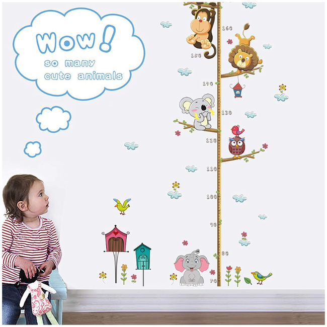 OEM Wall Stickers with Height 70cm - 170cm For Kids Room Animals