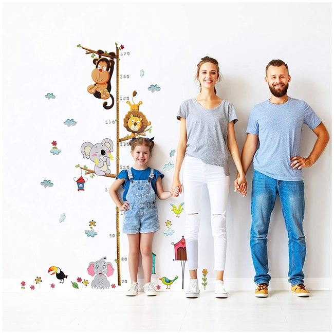 OEM Wall Stickers with Height 70cm - 170cm For Kids Room Animals