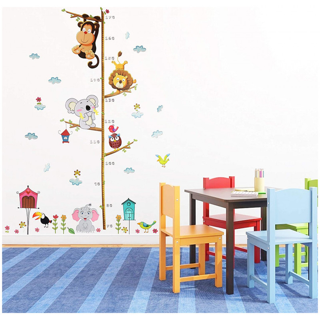 OEM Wall Stickers with Height 70cm - 170cm For Kids Room Animals