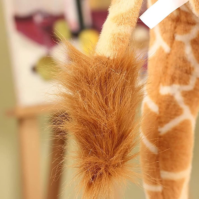 Plush Giraffe 100cm Yellow Brown