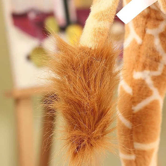 Plush Giraffe 80cm Yellow Brown