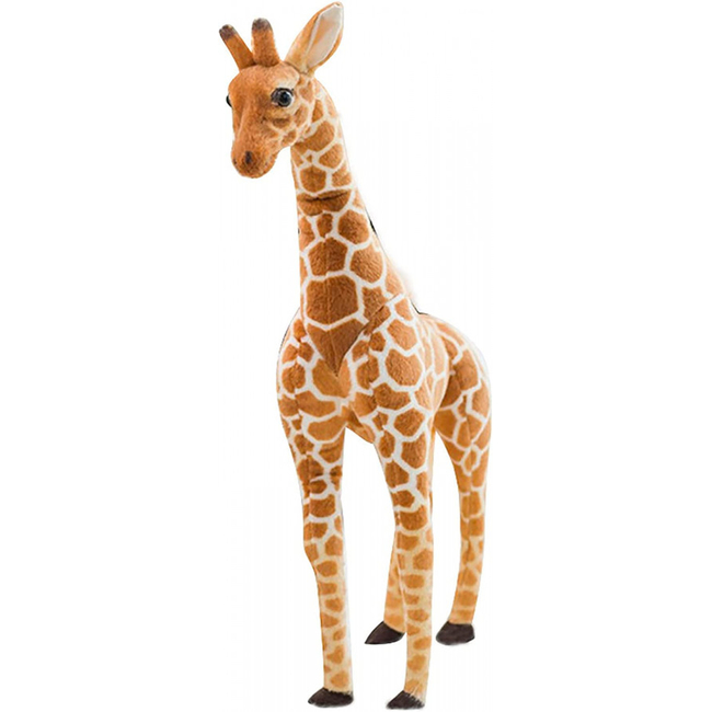 Plush Giraffe 80cm Yellow Brown