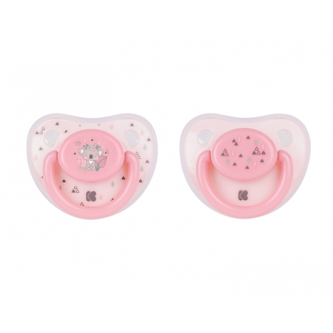 Kikka Boo 2 ΤΜΧ Ορθοδοντικές Πιπίλες Σιλικόνης 6-18 m Savanna Pink (31303010044)