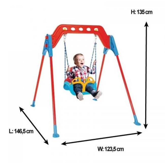 Pilsan 07968 Outdoor Children's Swing 8693461016875