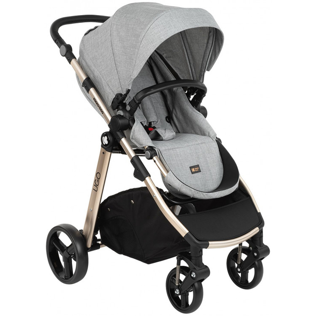 Παιδικό Καρότσι Kikka boo Ugo 3 σε 1 Σύστημα Μεταφοράς Grey Melange 31001010142