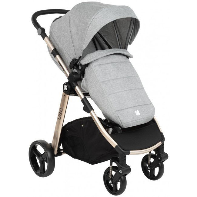 Παιδικό Καρότσι Kikka boo Ugo 3 σε 1 Σύστημα Μεταφοράς Grey Melange 31001010142