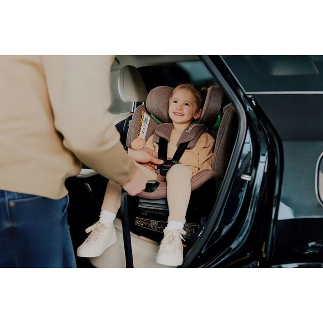 Lionelo Harmony i-Size 360° 40-150 cm Περιστρεφόμενο Κάθισμα Αυτοκινήτου Pink Mauve Bamboo