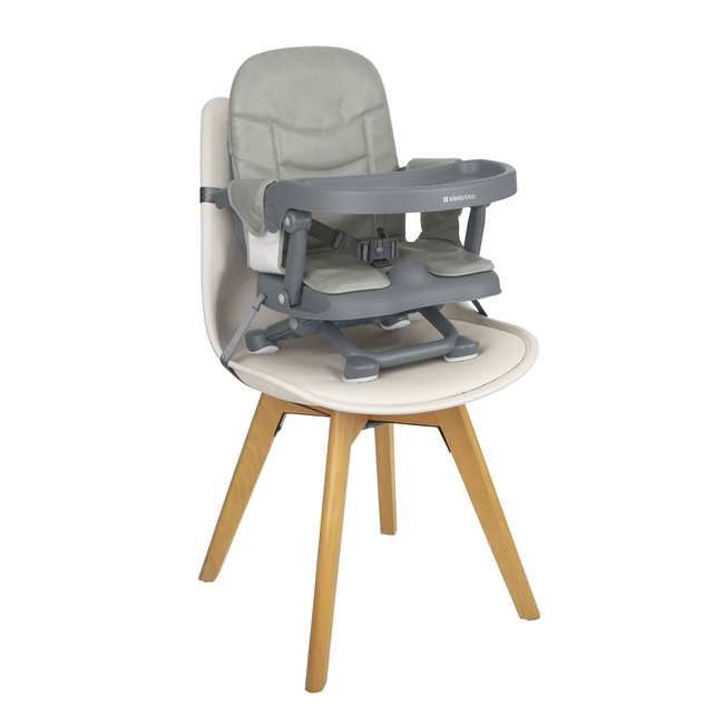 Kikka Boo Feeding booster seat Pappo Grey 2025 31004010193