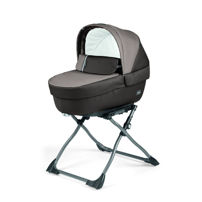 Peg Perego Bassinet Stand Folding Aluminum Jet Grey