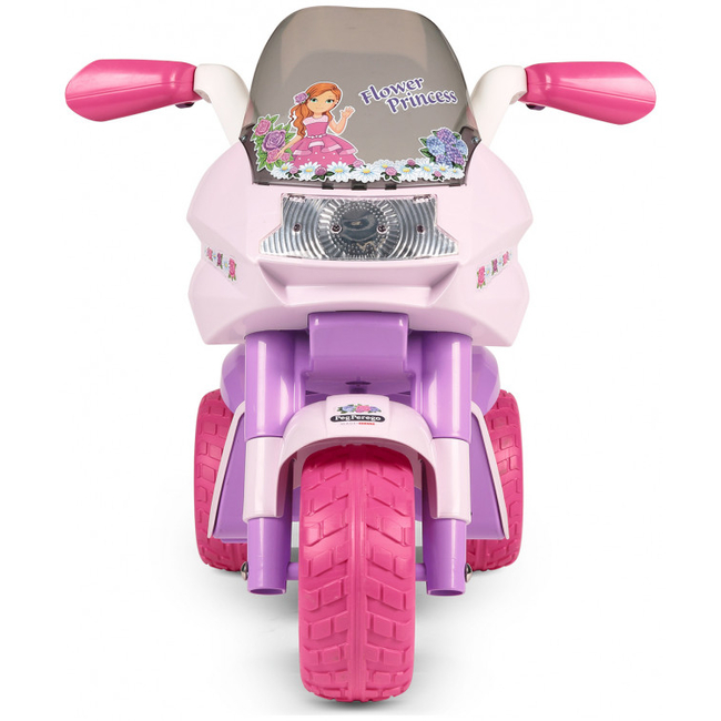 Peg Perego Flower Princess Ηλεκτροκίνητη Παιδική Μοτοσυκλέτα 2+ ετών MP3 ED0923