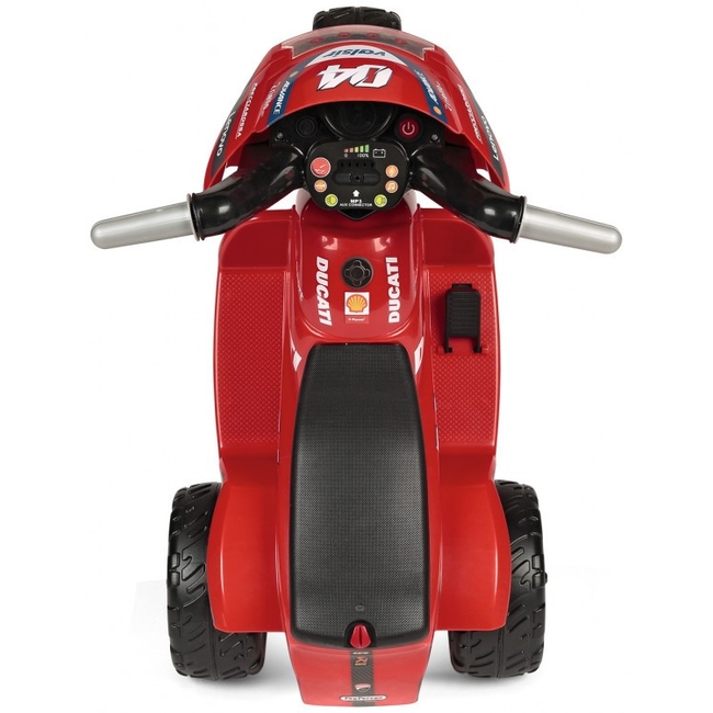 Peg Perego Mini Ducati Evo Ηλεκτροκίνητη Παιδική Μοτοσυκλέτα 12+μηνών LED MP3 MD0007