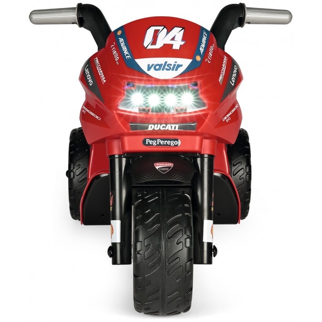 Peg Perego Mini Ducati Evo Ηλεκτροκίνητη Παιδική Μοτοσυκλέτα 12+μηνών LED MP3 MD0007