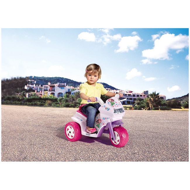 Peg Perego Mini Fairy Ηλεκτροκίνητη Παιδική Μοτοσυκλέτα 12+μηνών LED MP3 MD0008