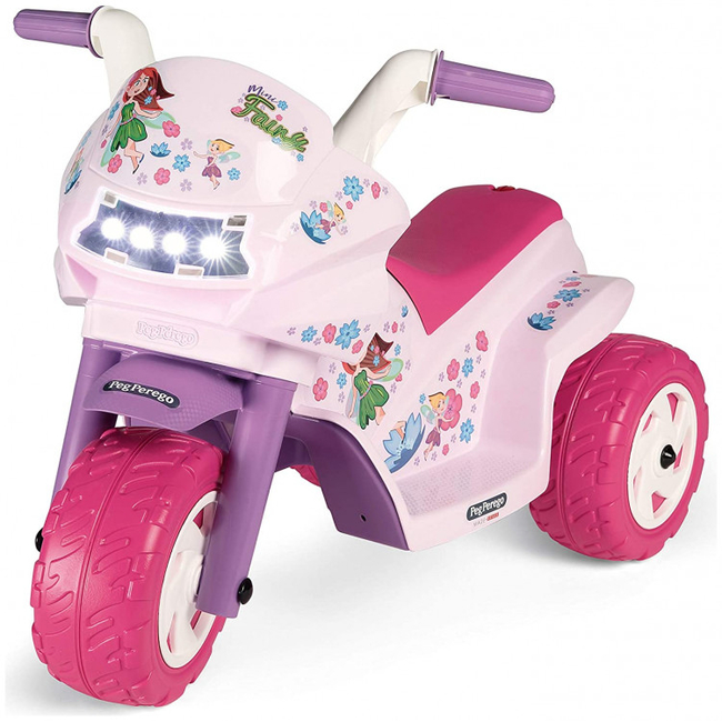 Peg Perego Mini Fairy Ηλεκτροκίνητη Παιδική Μοτοσυκλέτα 12+μηνών LED MP3 MD0008