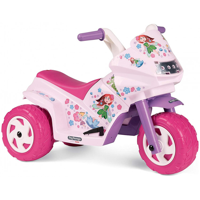 Peg Perego Mini Fairy Ηλεκτροκίνητη Παιδική Μοτοσυκλέτα 12+μηνών LED MP3 MD0008