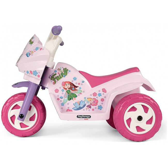 Peg Perego Mini Fairy Ηλεκτροκίνητη Παιδική Μοτοσυκλέτα 12+μηνών LED MP3 MD0008