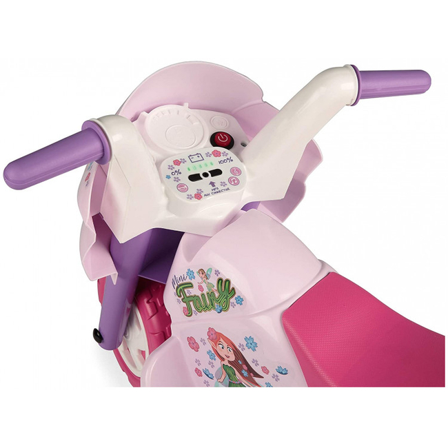 Peg Perego Mini Fairy Ηλεκτροκίνητη Παιδική Μοτοσυκλέτα 12+μηνών LED MP3 MD0008