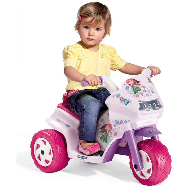 Peg Perego Mini Fairy Ηλεκτροκίνητη Παιδική Μοτοσυκλέτα 12+μηνών LED MP3 MD0008