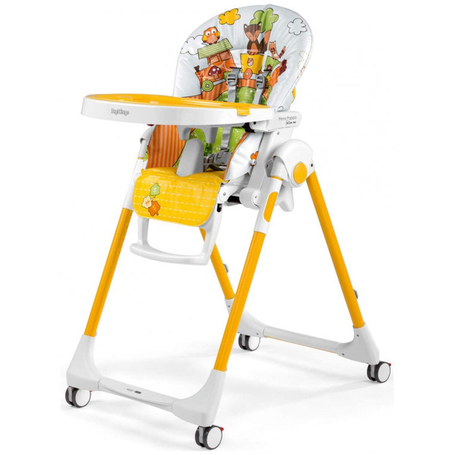 Peg Perego Prima Pappa Follow Me (ΔΩΡΟ Μπάρα Παιχνιδιών) Παιδική Καρέκλα Φαγητού Fox & Friends 4132FOX38