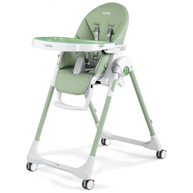 Peg Perego Prima Pappa Follow Me Feeding High Chair - Mint 4132BL64