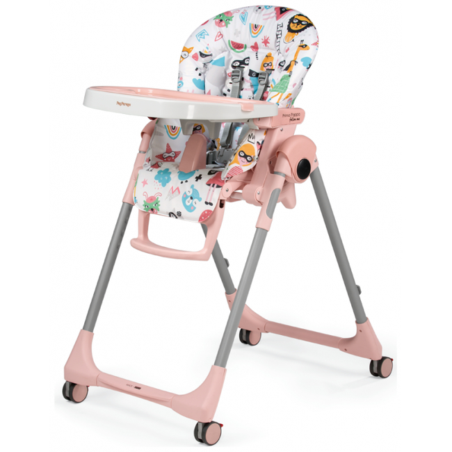 Peg Perego Prima Pappa Follow Me Feeding High Chair Supergirl 4132PSG19