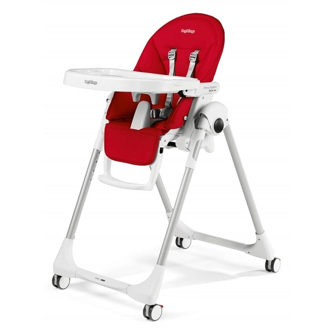 Peg Perego Prima Pappa Follow Me Feeding High Chair - Fragola (4132BL59)