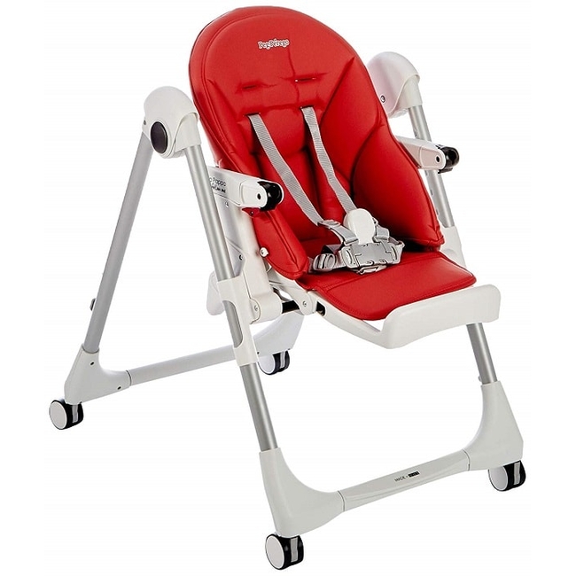 Peg Perego Prima Pappa Follow Me (ΔΩΡΟ Μπάρα Παιχνιδιών) Παιδική Καρέκλα Φαγητού Fragola (4132BL59)