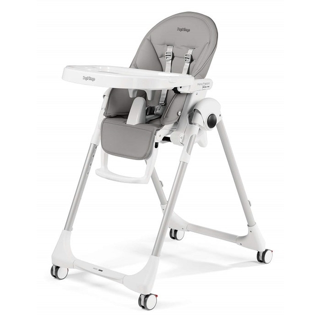 Peg Perego Prima Pappa Follow Me (ΔΩΡΟ Μπάρα Παιχνιδιών) Παιδική Καρέκλα Φαγητού Ice (4132BL73) (Δώρο Μπολ Φαγητού με κουταλάκι)