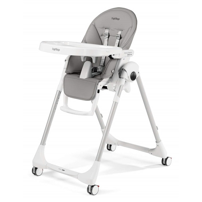 Peg Perego Prima Pappa Follow Me Feeding High Chair - Ice (4132BL73)