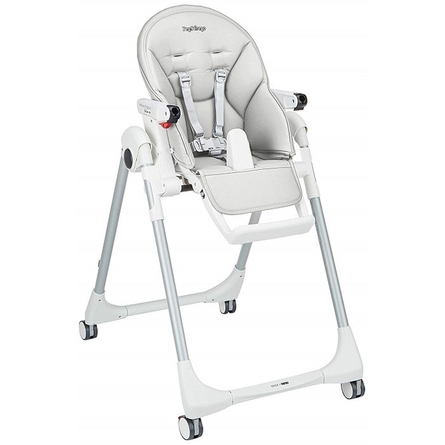 Peg Perego Prima Pappa Follow Me (ΔΩΡΟ Μπάρα Παιχνιδιών) Παιδική Καρέκλα Φαγητού Ice (4132BL73)