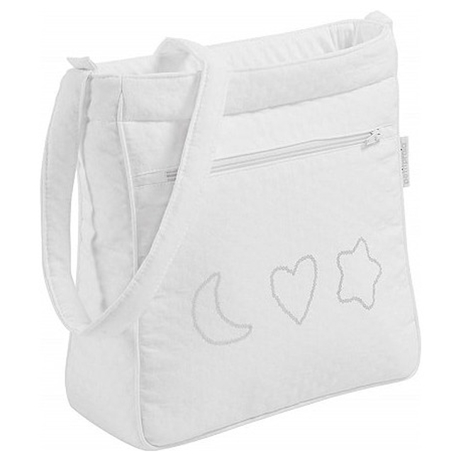 PETIT PRAIA Amour Resin Coated Bag (Small 30 x 30 cm)  - White (E10 285 00)