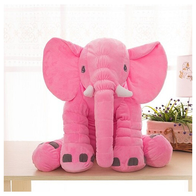 LARGE Sweet Dreams Elephant Plush Toy 55 cm Fuschia