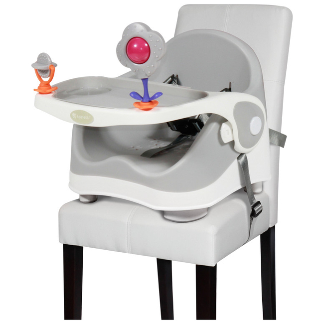 Bertoni Pixi Seat Booster with removable tray And Toys - Grey 10100280003