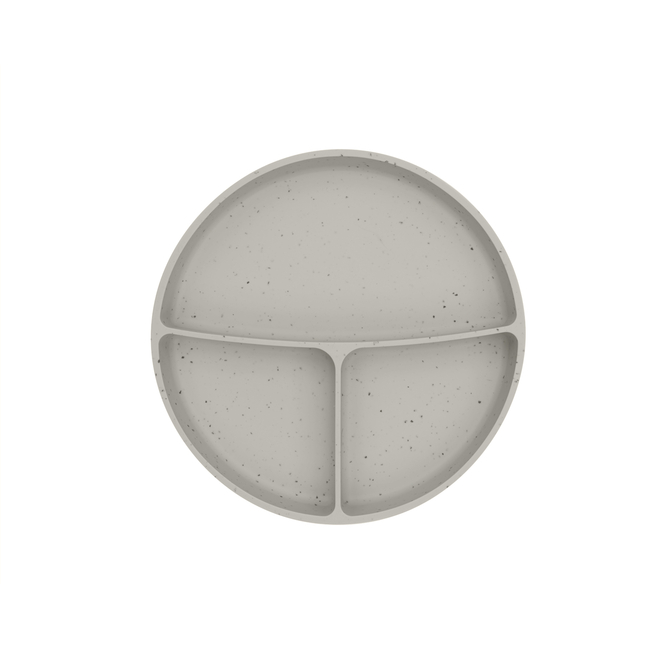 Kikka Boo Πιάτο Σιλικόνης με χωρίσματα και βάση με βεντούζα Platinum Silicone Sand 31302050033