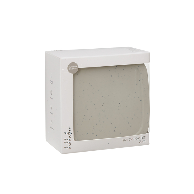 Kikka Boo Snack box set 3 pcs Platinum Silicone Sand 31302050010