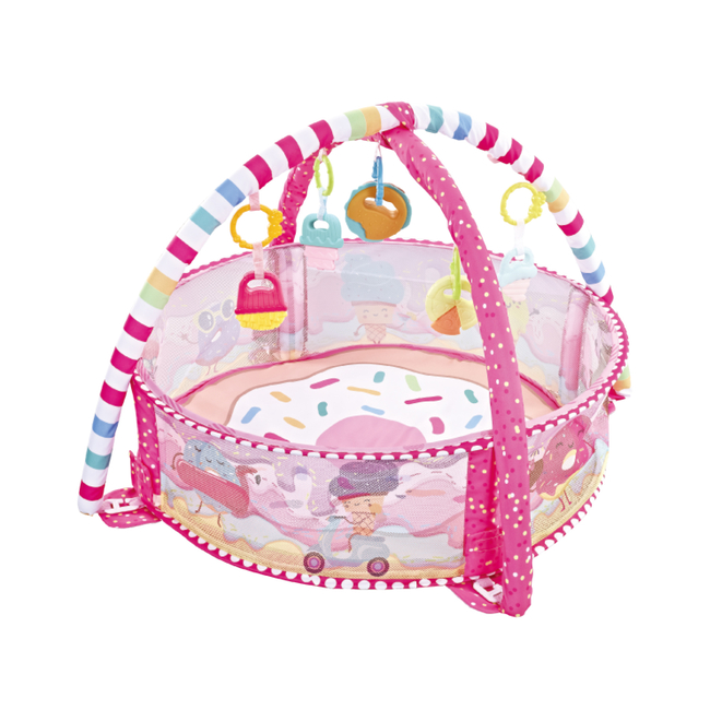 Kikka Boo Playmat Βρεφικό Γυμναστήριο με 30 μπάλες Marshmallow 31201010408