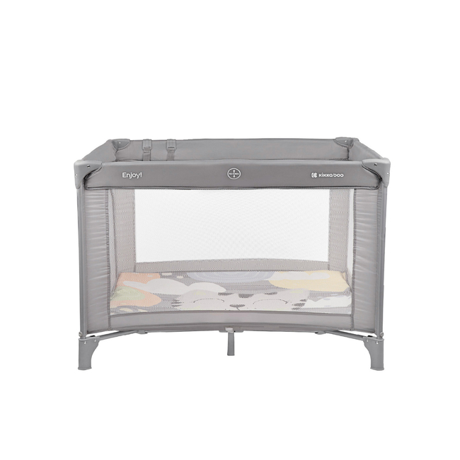 Kikka Boo Enjoy Foldable Square Playpen Grey Cat 31003030014