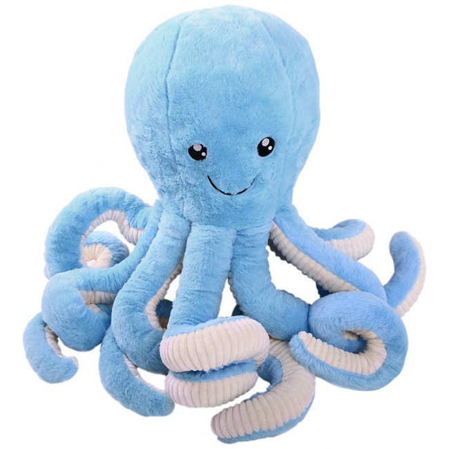 Plush Octopus 60 cm - Blue
