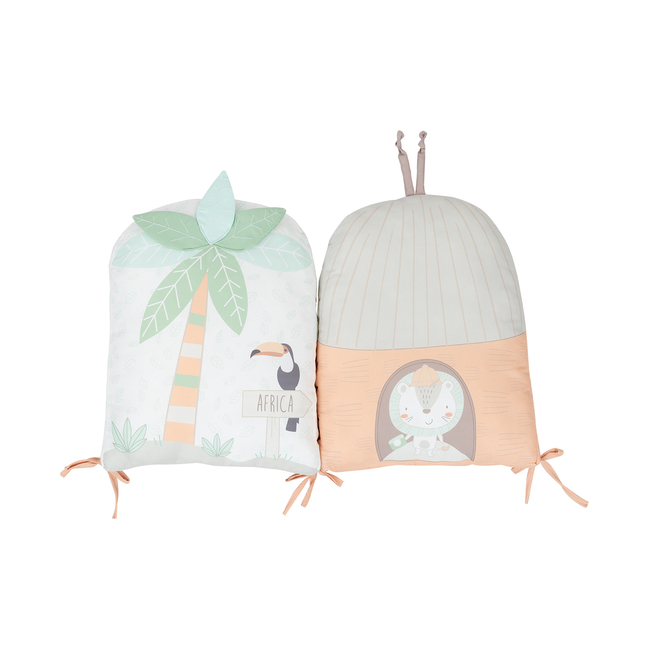 Kikka Boo Cot Bumper plush pillow set 5 pcs Jungle King 31201010276