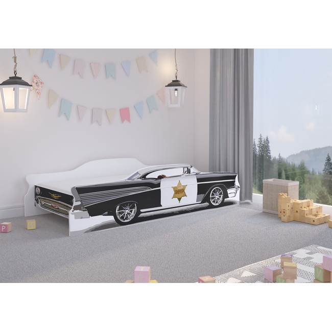 Children's Bed 70x140 cm Police