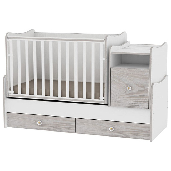 Lorelli Trend Plus Πολυμορφικό Κρεβάτι - White Artwood (10150400030A)