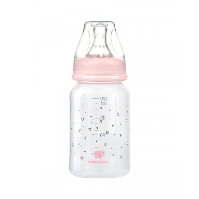 Kikka Boo PP feeding bottle 120ml Savanna Pink (31302020123)