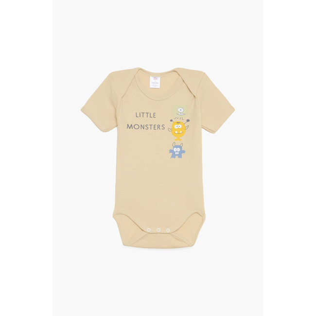 Pretty Baby Elephant Set of 6 Baby Cotton Bodysuits Short Sleeve Multicolor