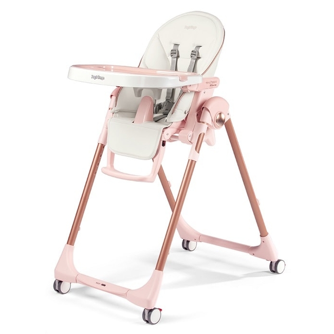 Peg Perego Prima Pappa Follow Me Feeding High Chair - Mon Amour (4132BL00)